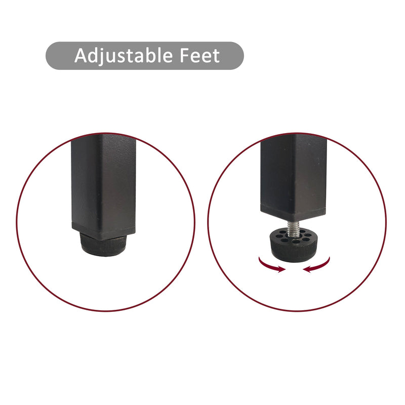 40.16" Rattan Coffee table, sliding door for storage, metal legs, Modern table for living room, natural