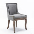 Ultra - Side Dining Chair, Nail Head (Set of 2) by Unique Piece Furniture