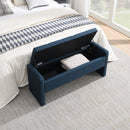 Modern Upholstered Large Bed End Bench With Storage by HouseOfZazla