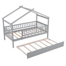 Creativity House Bed With Twin Size Trundle by HouseOfZazla