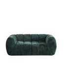 Quilted Cloud Sofa With Rounded Armrests And Piano Key Backrest Design by HouseOfZazla