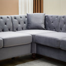 Streamline Modern L-Shaped Corner Sofa by HouseOfZazla
