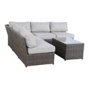 Comfortable Modern Patio Rattan Sectional Set With Cushions by Unique Piece Furniture
