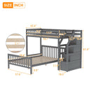 Loft Bed With Staircase And Storage by HouseOfZazla