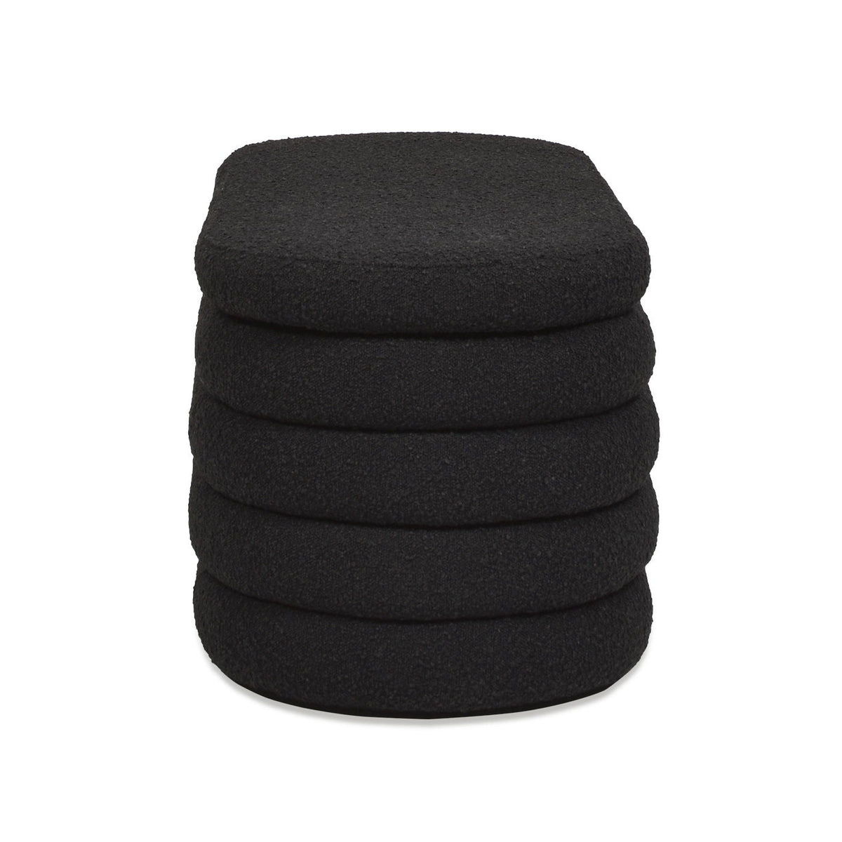 Fuji - Upholstered Oval Storage Bench, photo 24 of 34