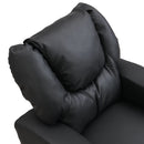 Sally Deluxe Kids Recliner Chair With Cup Holder - Black by HouseOfZazla
