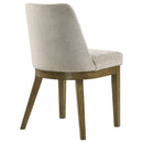 Bryant - Upholstered Dining Side Chair (Set of 2) - Light Tan by HouseOfZazla