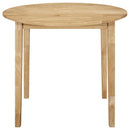 3 Piece Dining Set With Drop Leaf Table And Upholstered Chairs