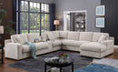 Celine - Fabric Corner Sectional Sofa With Right-Facing Chaise, Cupholders, And Charging Ports