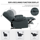 Massage Recliner Chair Sofa With Heating Vibration by Unique Piece Furniture