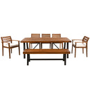 GO Outdoor Wood Dining Set For 7-8 Persons