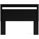 Finch - Queen Panel Headboard - Black