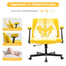 Criss Cross Armrest Office Chair With Wheels by HouseOfZazla