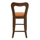 Counter Stool Without Arm (Walnut + Caramel) Set of 2