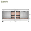 Shaker Free Standing Bathroom Vanity Cabinet & Sink, Soft Close Drawers, Soft Close Doors by HouseOfZazla