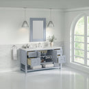 James Martin Breckenridge 60" Single Bathroom Vanity, Serenity Blue