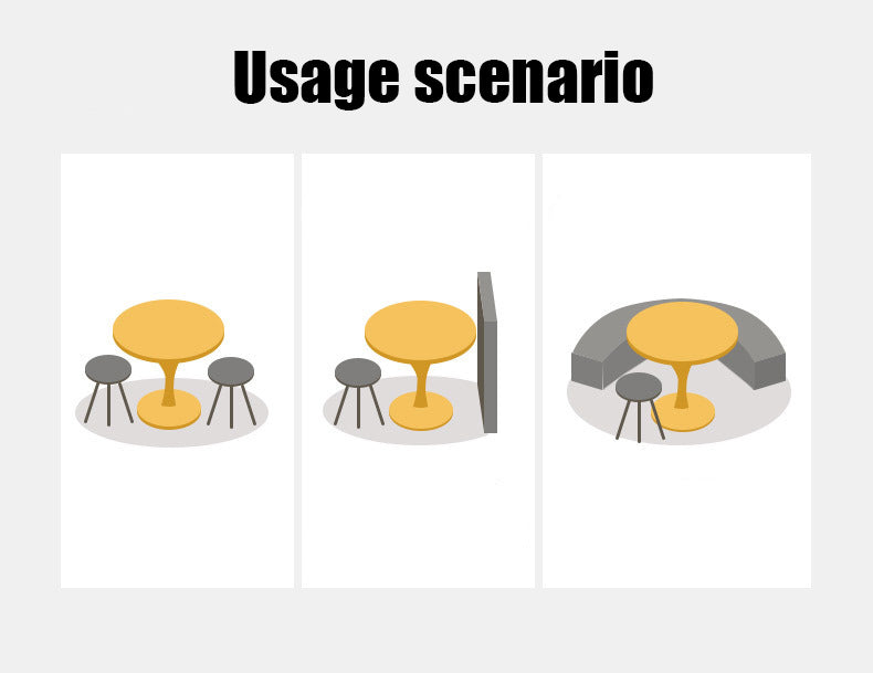 Modern Black Round Table, photo 7 of 10