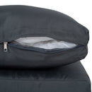 New Comming Outdoor Brown PE Wicker Sofa Set - 2 Pieces with Grey Cushions