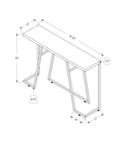 Accent Console Table For Entryway, Durable Construction - Taupe