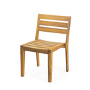 Outdoor Dining Side Chair (Set of 2) - Teak Finish