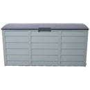 75 Gallon Resin Deck Box Storage Shed