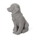 MGO Dog Statue, Outdoor Stone Gray by HouseOfZazla