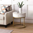 Modern Round Table With Drawers by HouseOfZazla