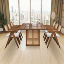 86.61 Inch Oversize Rectangular Waves Dining Table