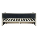 Daybed With Two Drawers And Wood Slat