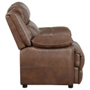 Worthington - Padded Arm Accent Chair - Dark Brown by HouseOfZazla
