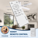 Flush Mount Ceiling Fans With LED Light And Remote Control, 5 Blades by HouseOfZazla