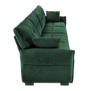 Modern 4-Seater Sofa, Solid Wood Frame In Premium Chenille