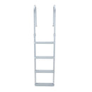 Removable Dock Ladder, 4 Steps, Aluminum Alloy Pontoon Boat Swim Ladder by HouseOfZazla