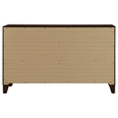 Anza - 6 Drawer Dresser Cabinet - Walnut by HouseOfZazla