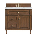 James Martin Lorelai 36" Single Bathroom Vanity, Mid-Century Walnut