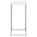 Accent Table With Accents - Glossy White