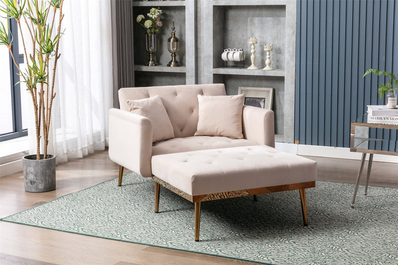 Accent chaise lounge chair for Home or Office