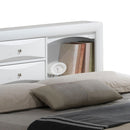 Modern Design Storage Bed With Bookcase Headboard by HouseOfZazla