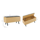 Paloma - Accent Storage Bench With Lift Top - Light Oak by HouseOfZazla
