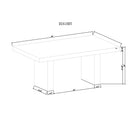 Susan - Dining Table - Gray