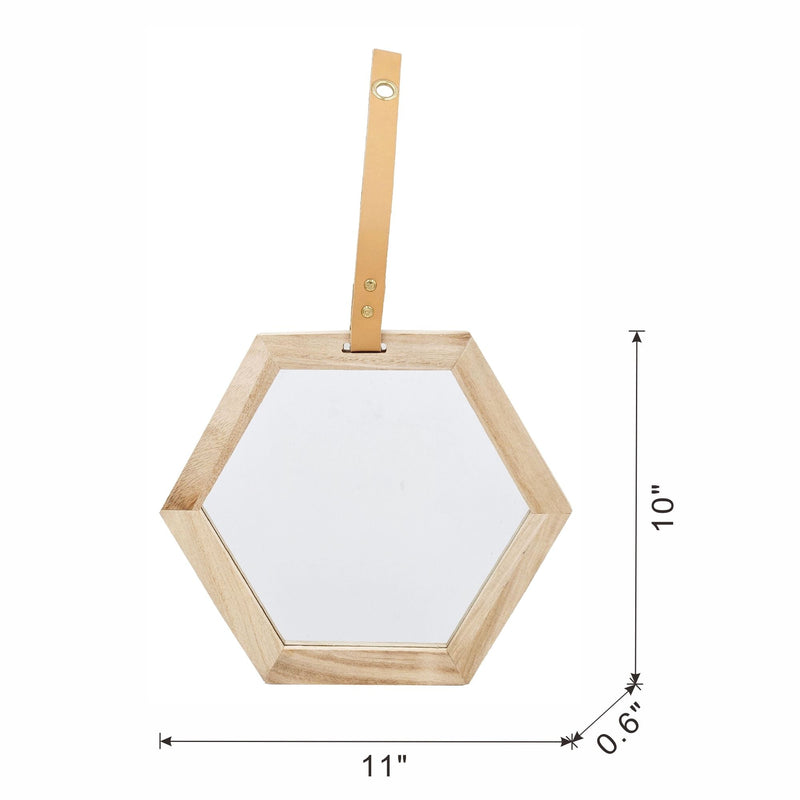 Harlan - Wall Accent Hexagon Mirror, photo 4 of 5