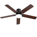 Modern Ceiling Fan With 3 Color Dimmable Light 5 Blades Remote Control Reversible Dc Motor For Bedroom - Black by Unique Piece Furniture