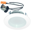AH Lighting 4" LED Selectable 5CCT 9W Recessed Baffled Retrofit Kit Reflector