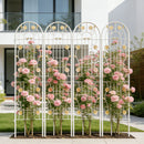 Metal Garden Trellis Rustproof Trellis For Climbing Plant Outdoor Flower Support