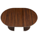 Oval Coffee Table For Living Room - Walnut
