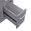 Modern Bathroom Vanity With Sink, Storage Cabinet, Soft Close Doors, Deep & Standard Drawers by HouseOfZazla