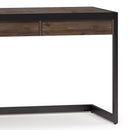 Erina - Large Desk - Rustic Natural Aged Brown by HouseOfZazla