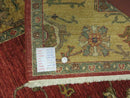 6.5' X 7' Vintage Handmade Egypt Agra Wool Rug Carpet Square Beauty