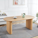Extensible Dining Table, Suitable For 4 - 6 People - Oak by HouseOfZazla
