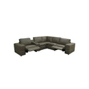 Upholstered Large Arms Sectional With Recliner Seats by Unique Piece Furniture